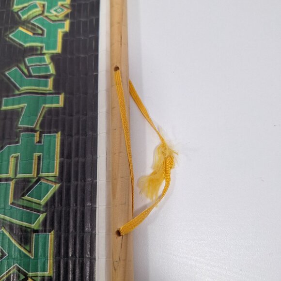 Pokemon Bamboo Wall Scroll Pikachu Anime Art Vintage 1990s - Picture 10 of 16